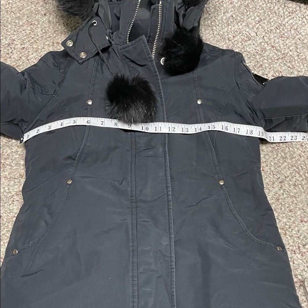 Moose Knuckles Women's Black Fur-Trimmed Ski Jacket - Picture 8 of 15